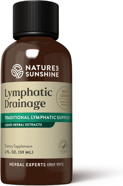 Lymphatic Drainage, 2 Fl. Oz | Lymphatic Drainage Supplement Promotes the Efficient Drainage of the Lymphatic System to Promote Overall Health