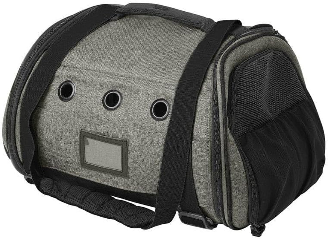 Carrier Bag - Portable Comfort Soft Sided Transpurrter Cat Carrier for Small Medium Cats Kitten up to 30 Lbs Airline Approved Backpack with Shoulder Strap (Heather Grey)