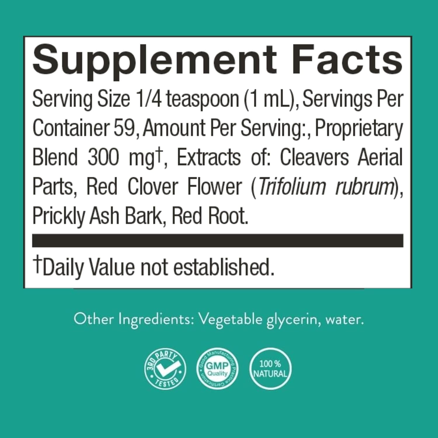Lymphatic Drainage, 2 Fl. Oz | Lymphatic Drainage Supplement Promotes the Efficient Drainage of the Lymphatic System to Promote Overall Health